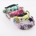 Fashion Baroque Style Pearl Tassel Luxurious Headband Women's Party Travel Hair Accessories