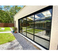American Style Automatic Remote Control Glass Sliding Garage Door Exterior Residential Insulated Sectional Garage Door Usa