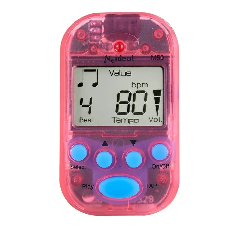 Professional Metronome M50 Digital LCD Clip-on Tuner Metronom for Guitar Piano Mini Metronomo Musical Instrument Accessories
