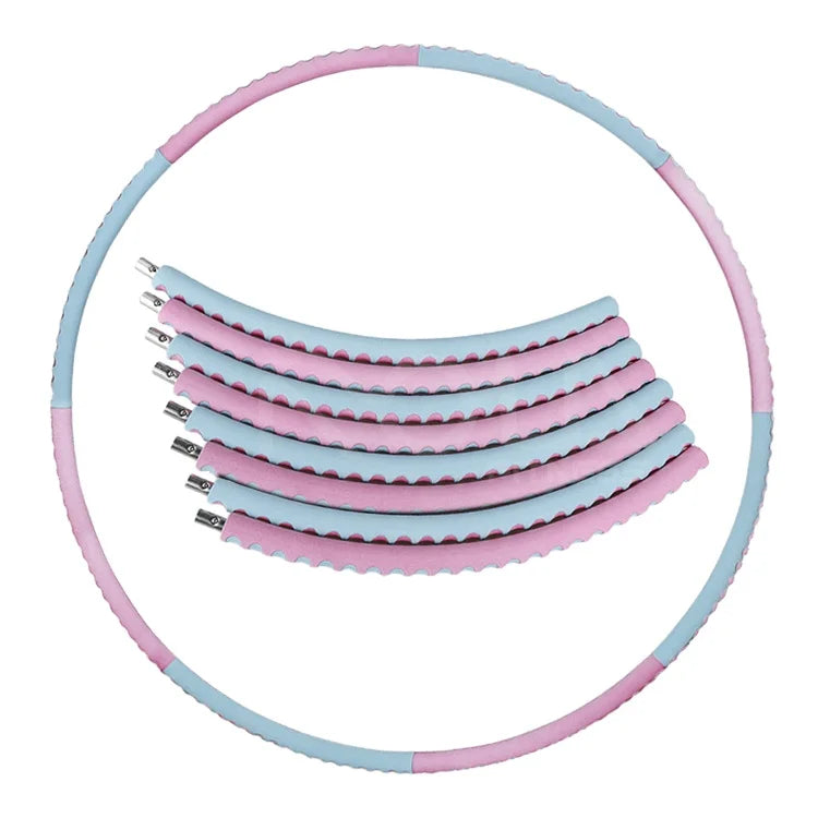 Multi-Color  Adjustable Stainless Steel Foam Detachable Steel Hula Loop Ring