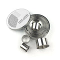 Food Grade Stainless Steel 12 Pcs Circle Round Dough Cookie Biscuit Cutter Set
