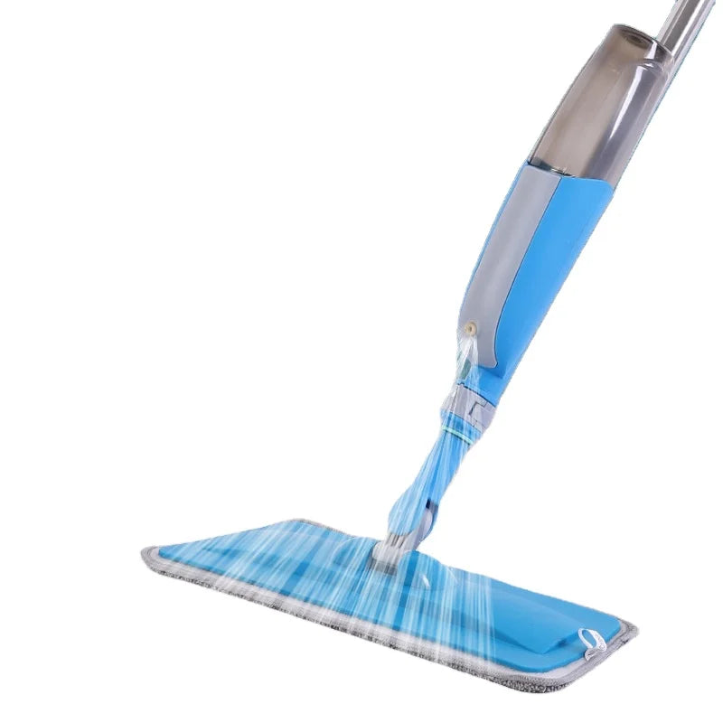 Wholesale Blue-Grey Stainless Steel Rod Foldable Microfiber Flat Mop 5L Capacity 90-100% Dehydration <10s Absorption Mop