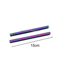 Ivoduff 15cm Rainbow Rectangle Handbag Corner Protector Metal Edge Trim Bag Corner