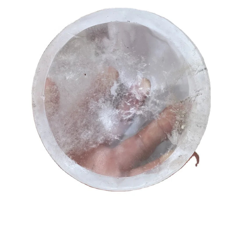 Natural Hand Carved clear Quartz Bowl Crystal Bowl for Decoration