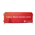 Outdoor Customized Logo Printing Bike Rack Covers Double Sides Barrier Covers