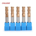 CHENGZHEN HRC55 4-Flute Diamond Coated Carbide End Mill - Precision â‰¤0.005mm CNC Milling Tool RoHS Certified