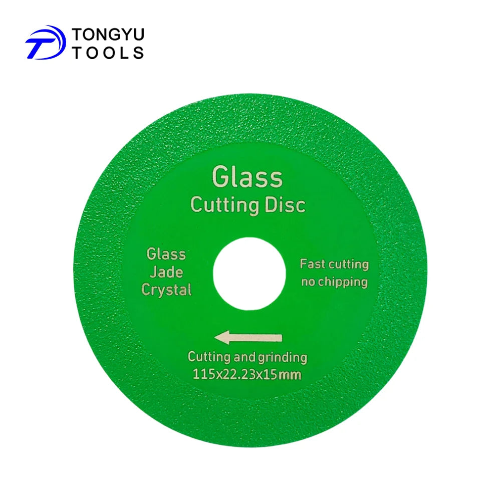 Diamond Glass Tile Cutting Disc 4 Inch 100 115 125 mm Circular Saw Blade for Jade Crystal Bottles Ceramic Porcelain Grinding