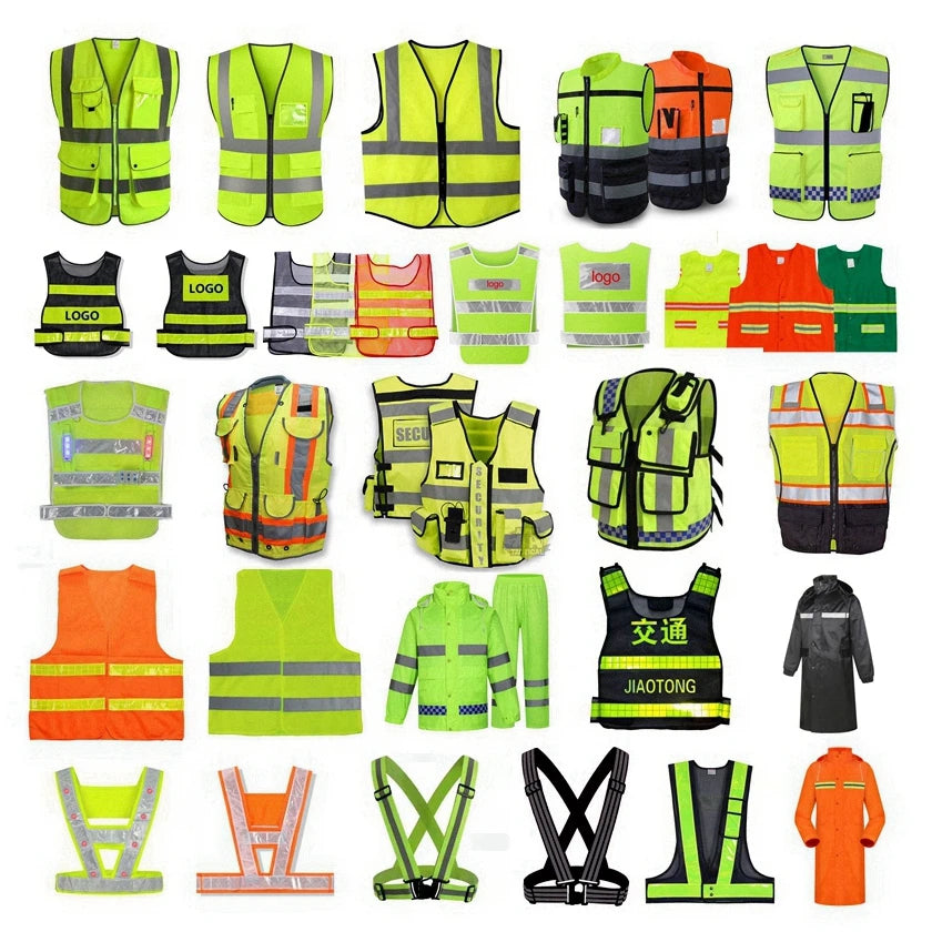 Reflective Fabric for   Safety Construction Cheap Wholesale Jackets Reflective Jacket Uniform for Workers Warning Clothing