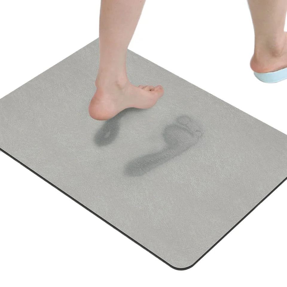 Natural Rubber Blank Bath Mat Non Slip Super Absorbent Floor Mat  Custom Laundry Bathroom Floor Bath Door Mat Carpet