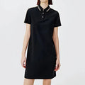 Custom Oem Women Fashion Short Sleeve Knit Casual Knit Women Clothing Elegant Loose Dress