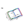 Ivoduff 25mm Handbag Wide Curve Arc Rainbow Metal Adjustable Webbing Tri Glide Slider Buckles