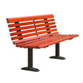 Outdoor Street Furniture Unique Wpc Wood Bench Seat Outside Park Bench Seating Public Garden Patio Chair Bench with Back