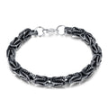 Factory Wholesale Retro Men's Stainless Steel Bracelet Fashion Punk Style Hand Jewellery Stainless Steel Bracelet for Men
