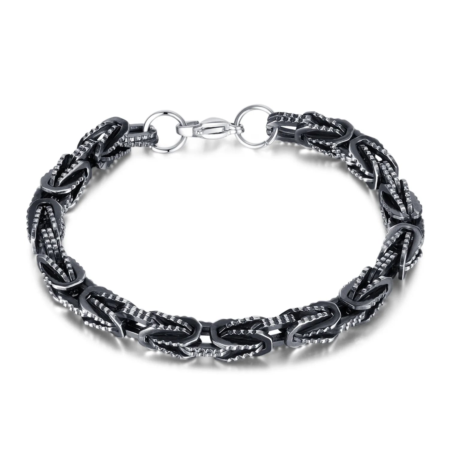 Factory Wholesale Retro Men's Stainless Steel Bracelet Fashion Punk Style Hand Jewellery Stainless Steel Bracelet for Men