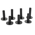 Factory Price Golf Accessories Rubber Golf Tee Special Black Color Training Practice Rubber Tees  Different Size Peg