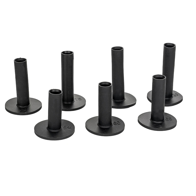 Factory Price Golf Accessories Rubber Golf Tee Special Black Color Training Practice Rubber Tees  Different Size Peg