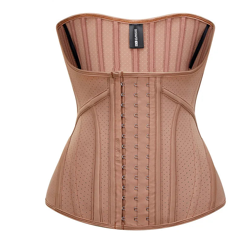 High Compression Sports Workout Hourglass Body Shaper Latex Waist Trainer Fajas Colombianas Tummy Control Belt for Women