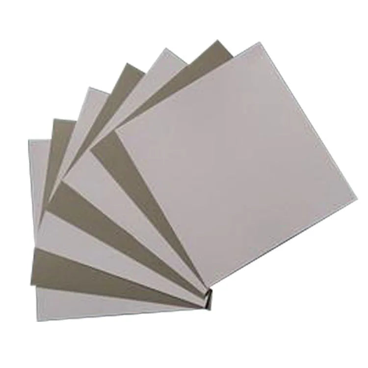 Factory Price Hard Stiffness Laminated Paper Chip Board 250 300 350 400 Gsm Duplex Board Grey Back
