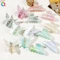 QIYUE Stylish Acrylic Hair Clips High-Quality Imitate Acetate Grip Clips Women's Hair Accessories