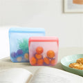 Reusable Pet Vacuum Bags with Silicone Food Storage Durable BPA-Free Eco Travel Bags for Sandwich Fruit Bread Meal Prep Snacks