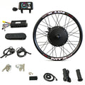 48V 1500W Brushless Gearless Aluminum Rear Wheel Hub Motor CE Certified Lithium Battery Electric Bike Conversion Kit LCD Display