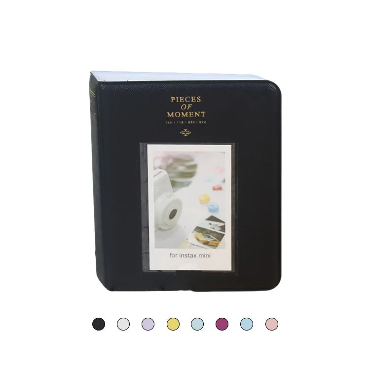2025 Leather Mini Photo Album Personalized Logo Portable Instax Small Photo Album Book for New Mom MegaBDM