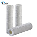 New 20 Inch PP Yarn Filter Cartridge 5 Micron Polypropylene Wound Filter for Pre-Filtration Oil Filtration