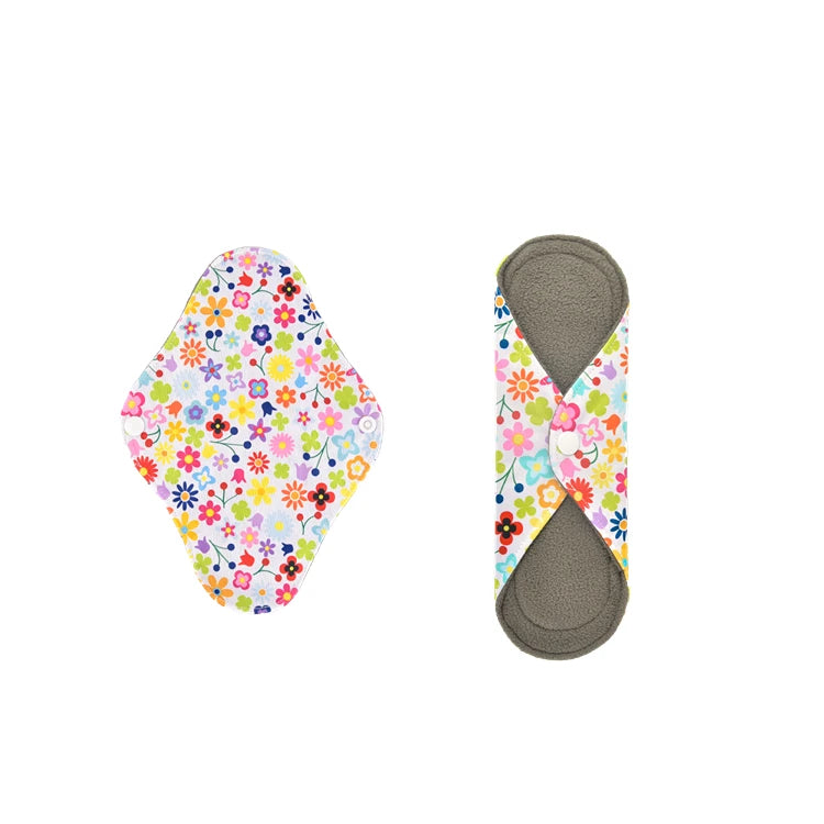 EASYMOM Washable Bamboo Charcoal Menstrual Pads Reusable Sanitary Pads Women Menstrua Pads Napkin