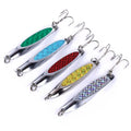 WEIHE 21g Wholesale Cheap Lead Artificial  Fishing Jig Spoon Metal Lure Set
