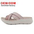 New Design Women's Summer New Sandals Light Sports Comfortable Elastic Large Size Thick Bottom slippers Fashion Shoes Women