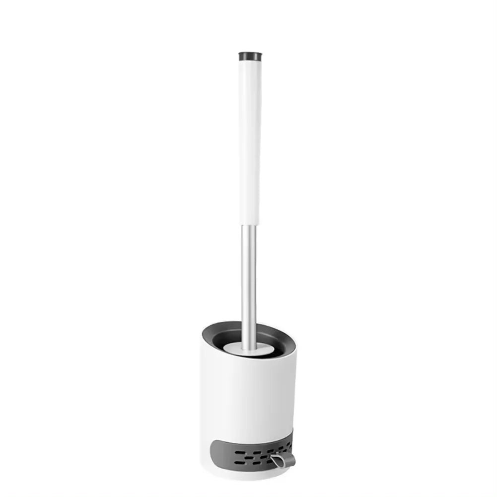 Wall Hanging Toilet Brush Set Long Handle Soft Hair Eco-Friendly Silicone Cleaning Brush Household No Dead Corner