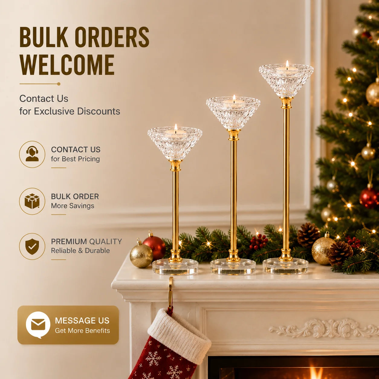OEM ODM Supplier Luxury Crystal Candle Holder Gold Metal Wedding Centerpiece Table Decor Modern Home Decoration Wholesale