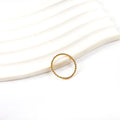 Trendy 18K PVD Gold Plated Ring Personalized Custom Minimalist Jewellery Stacking Men Women Stainless Steel Twist Ring