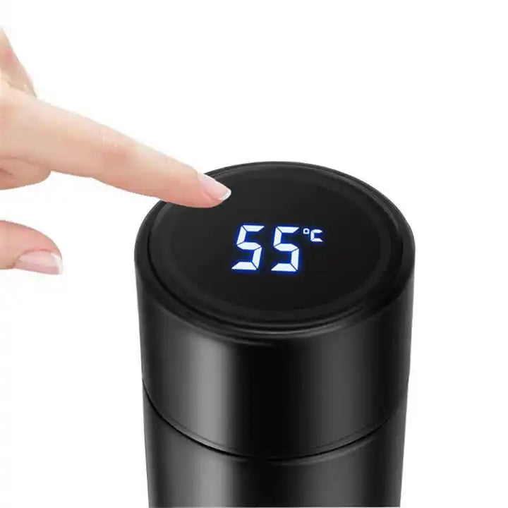 Hot Sell 500ML Fahrenheit Smart Stainless Steel Double Insulated Vacuum Thermo Water Bottle With LED Temperature Display