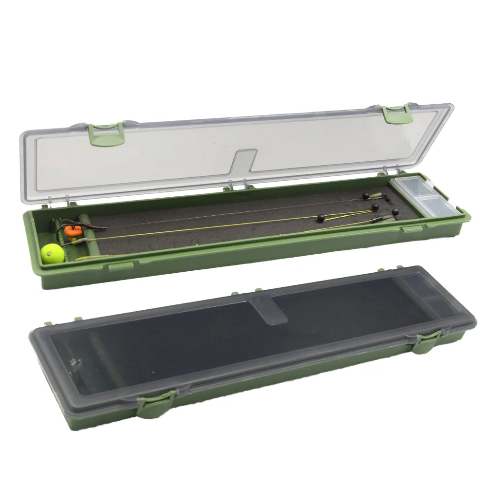 Selco OEM Carp Fishing Tackle Box Stiff Hair Rig Board with Pins Carp Fishing Wallet Carp Rig Box Lure Fishing Tackle Box