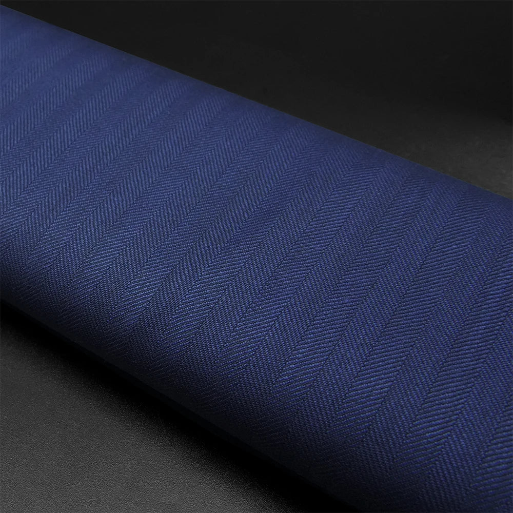 Gorgeous Organic Eco-Friendly Yarn Dyed Woven 70%W 30%P Worsted Wool Fabric for Men Suits & Jackets