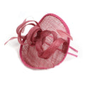 Ladies Bow Knot Kentucky Sinamay Fascinator Hair Clip Tea Party Pillbox Derby Bridal Wedding Church for Women