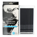 Ready to Ship 12Pcs Charcoal Pencil for Sketch Painting Artist Pencil Drawing Set Stationery School Art Supplies