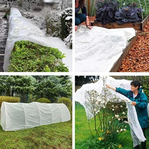 Breathable Waterproof Agricultural Fabric PP Nonwoven Outdoor Plant Cover Freeze Protection Eco-friendly Plain Cross Floating