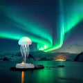 Newest Touch Control Colorful Gradient Modern ABS LED White Jellyfish Lamp Home Decor Decompression Dynamic Table Lamp