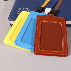 Holywish Leather Custom Different Solid Color Business Card Credit Card Holder