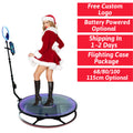 Video Camera Portable 360 Degree Photo Booth Wireless Automatic Rotating Selfie Wedding Business Photobooth