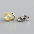 Fashion NEW INS Best Selling 925 Sterling Silver Irregular Craftsmanship Round 18k Gold Plated Hoop Earring for Women