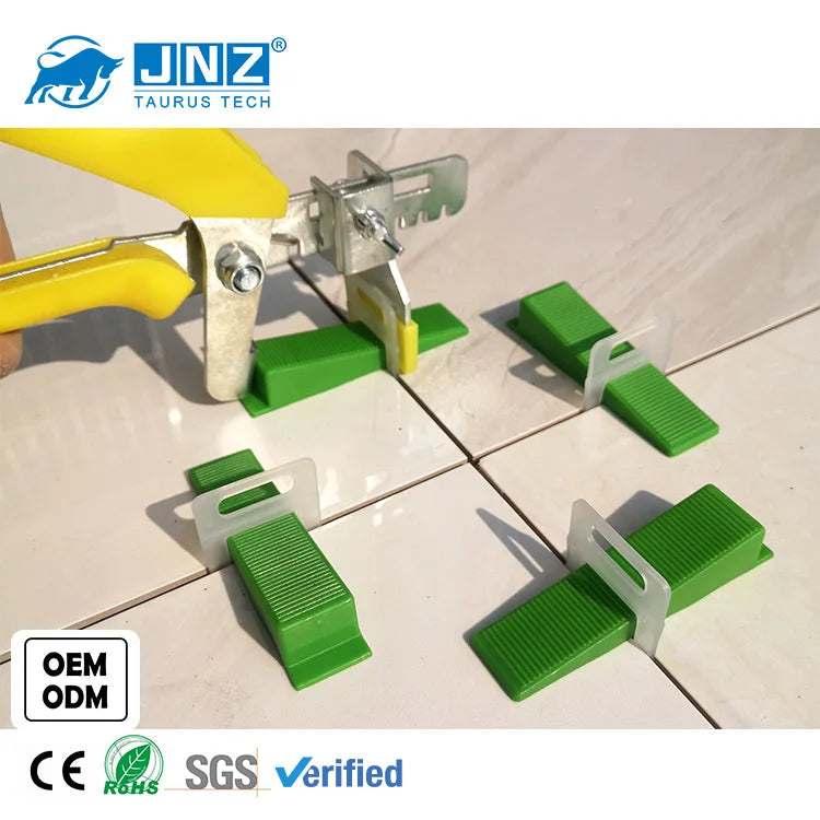 1/16" 1/8" Plastic Tile Leveling System  Clips and Wedges Ceramic Tile Leveling Install Tools Tile Leveling System Spacer