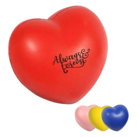 Promotional PU Foam Anti Stress Heart Custom Logo Promotional Gifts SS003 Stress Relieve Ball Stress Heart