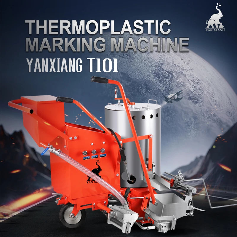 T101 Road Line Thermoplastic Painting Machine for Pavement Marking in Underground Garages Construction Machinery Product