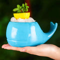 Creative Hawaiian Tiki Mug Ocean Theme Bar Blue Whale Cocktail Cup Ceramic Tiki Cup