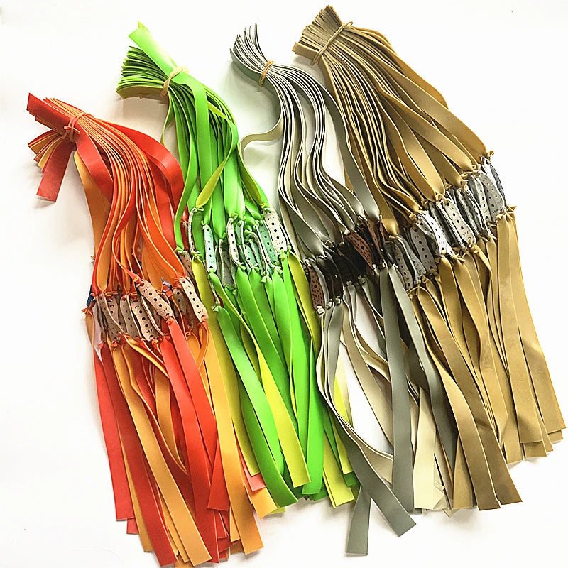 1.0-1.2mm High Elastic Outdoor Catapult Shooting Accessories Multi Function Tool 6 Slingshot Hunting Shooting