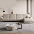 Nordic Modern Genuine Leather Sofa 2/3-Seater Single/Double Combination Minimalist Light Luxury for Living Room