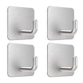 Waterproof Heavy Duty Wall Hooks Stainless Steel Towel Hooks Adhesive Hooks